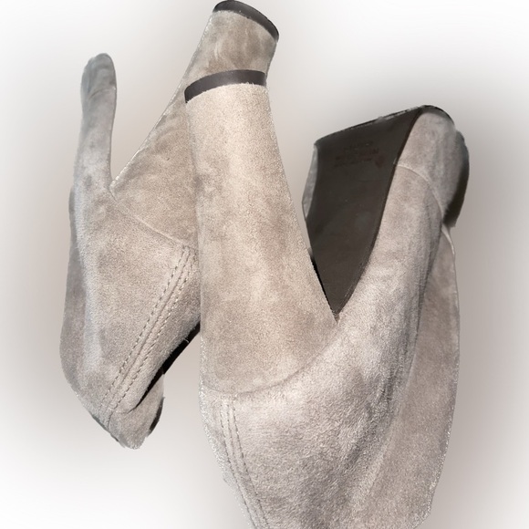 Stuart Weitzman highland dark grey suede boots 8.5 - Picture 11 of 11